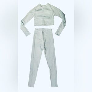 OFFLINE by Aerie Seamless Long Sleeve Crop & Leggings Set